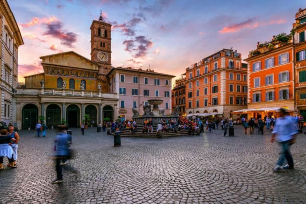 Elegante Open Space Con Vasca Idromassaggio A Trastevere Exteriér fotografie